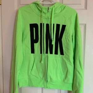PINK Victoria Secret zip-up sweater